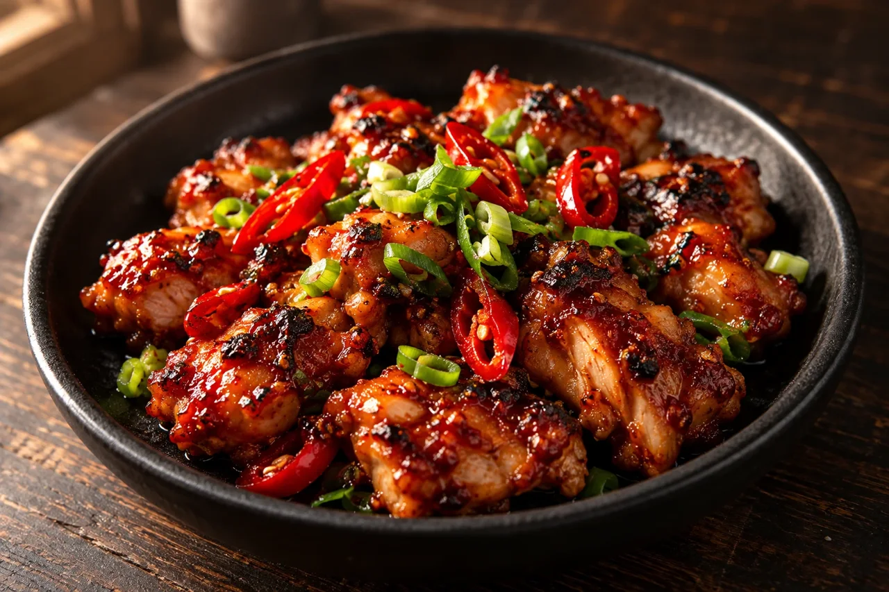 매콤 숯불닭갈비